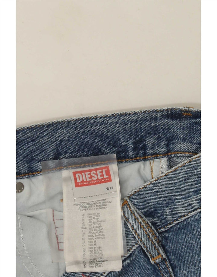 Jeans dritti da donna Diesel W26 L31 cotone blu