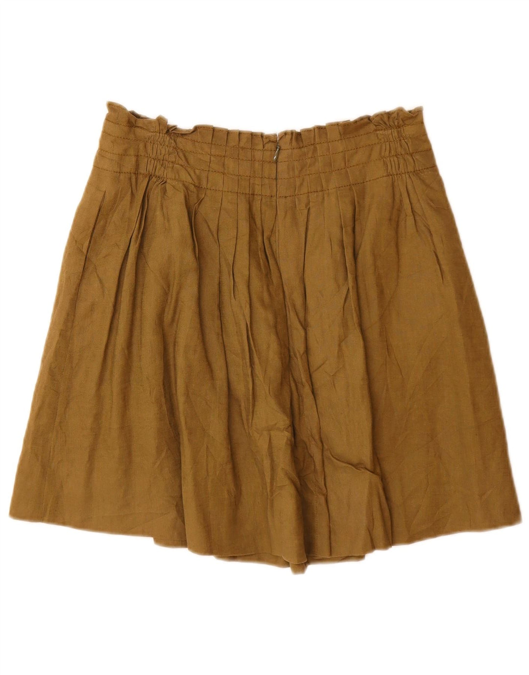 Gonna svasata da donna J. Crew US 2 XS W26 Lino kaki