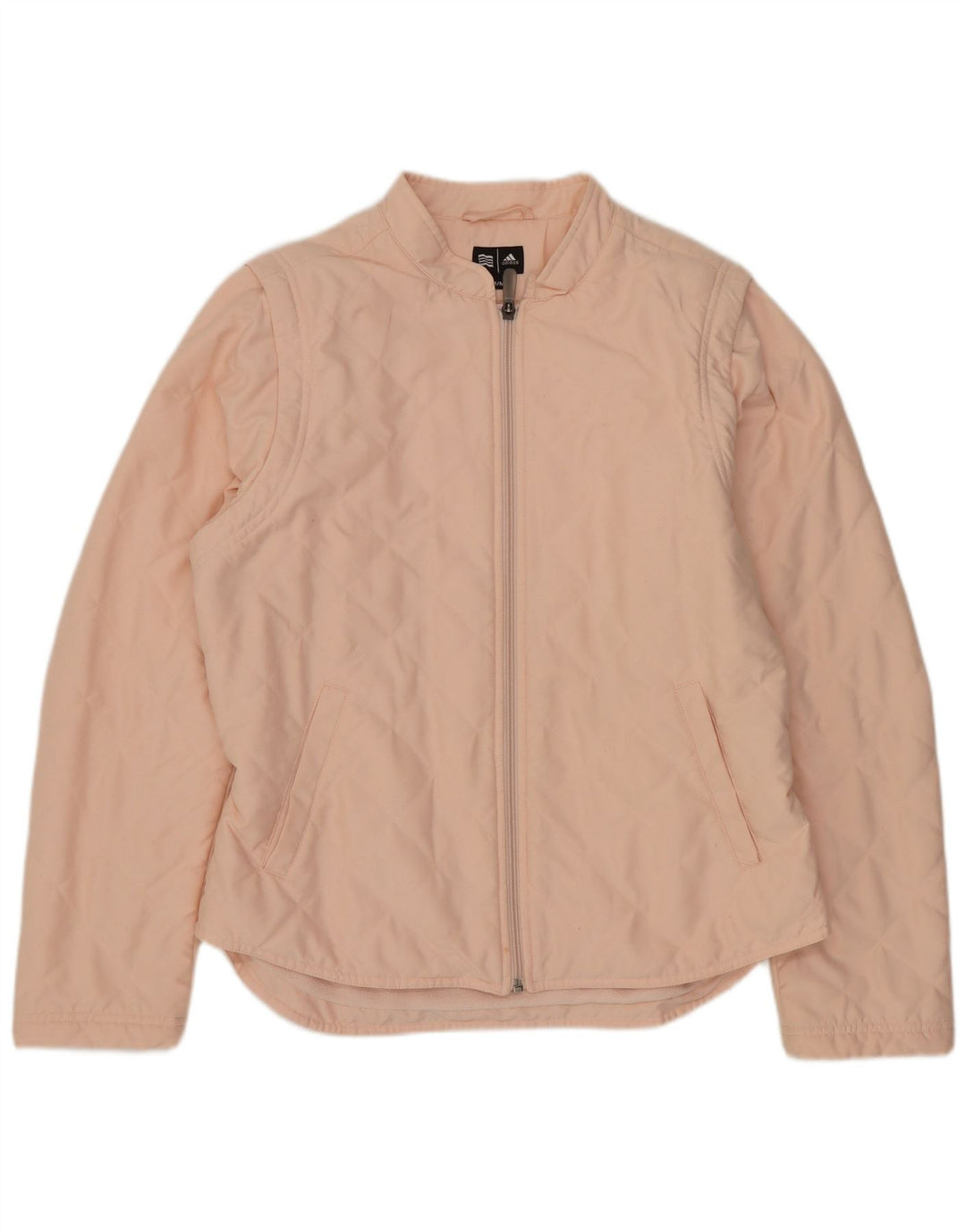 Giacca trapuntata da donna Adidas UK 14 poliestere rosa medio