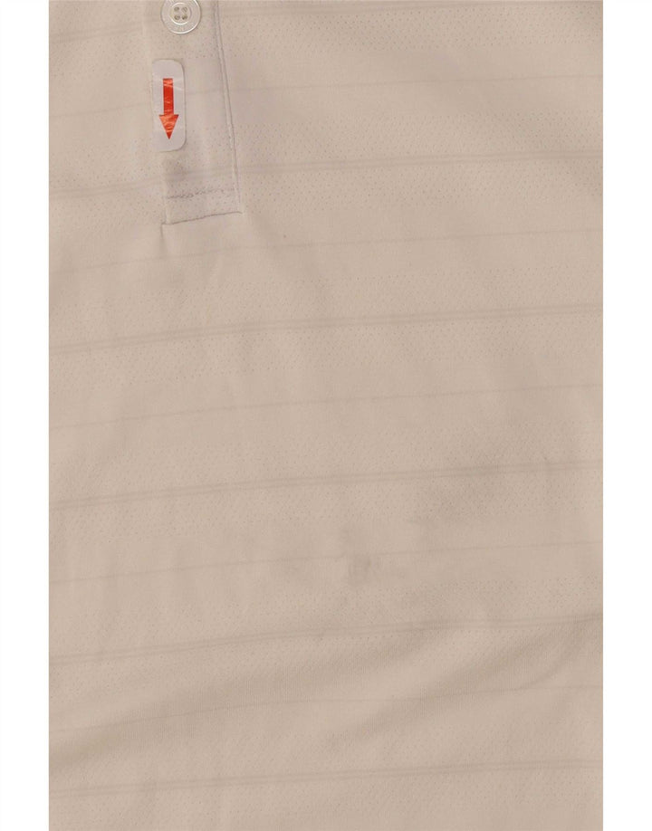 Polo Nike da uomo UK 47/48 2XL poliestere a righe bianche