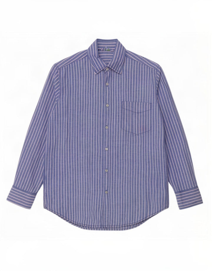 Camicia da uomo Boden Lino gessato blu medio
