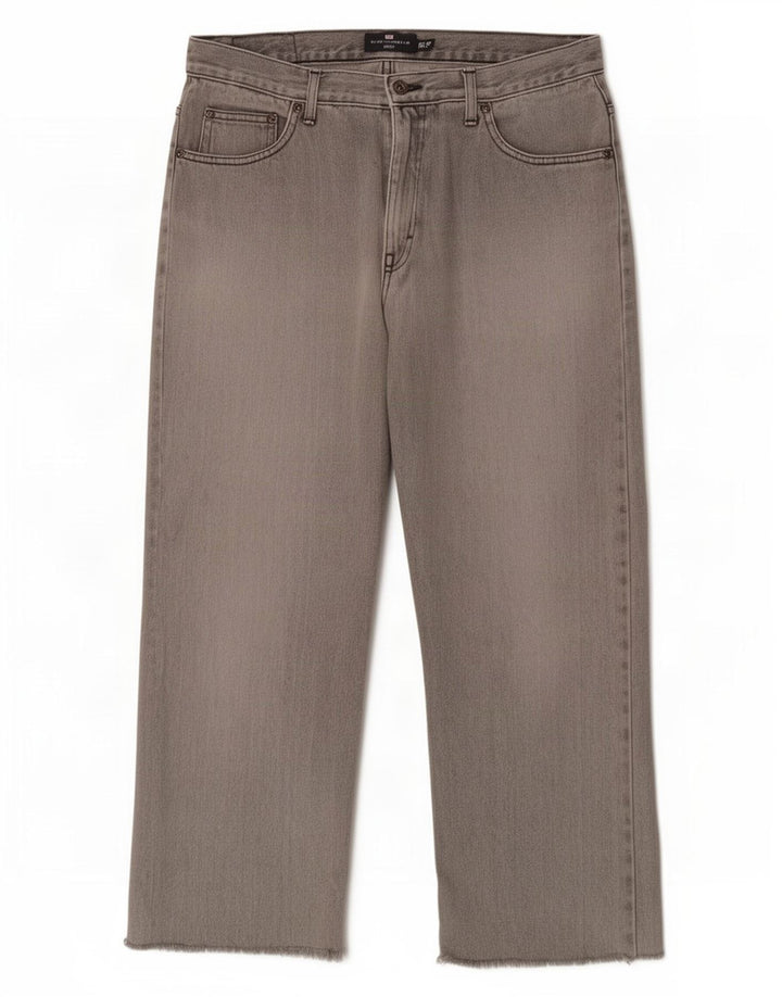 Jeans Marks & Spencer da uomo blu Harbour Capri W34 L23 cotone grigio