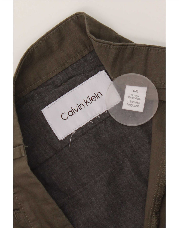 Pantaloncini chino da uomo Calvin Klein W40 XL cachi