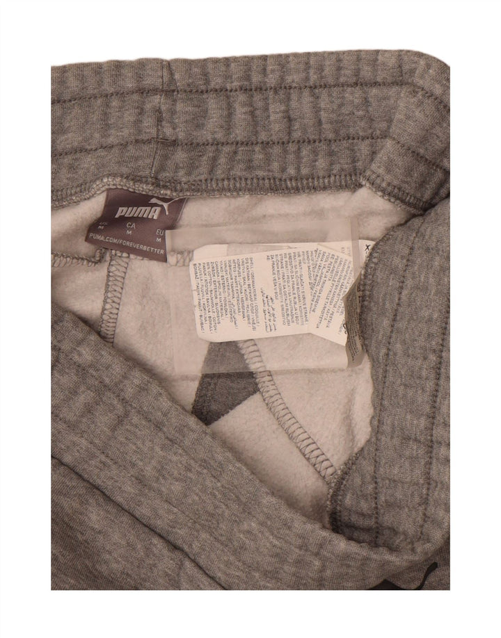 PUMA Mens Tracksuit Trousers Joggers Medium  Grey Cotton