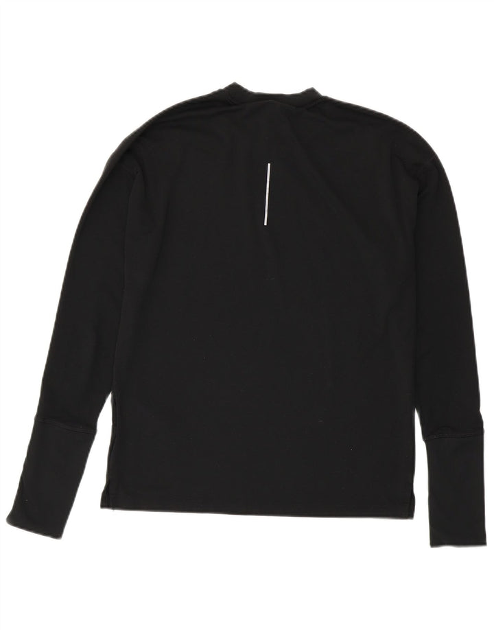 Maglia Nike Dri Fit da uomo a manica lunga XS nera in poliestere