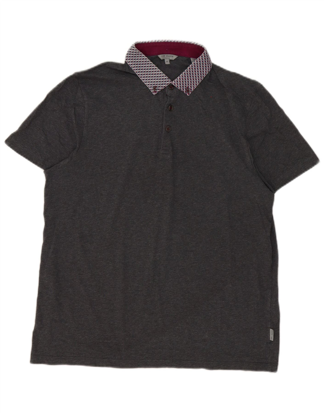 Polo da uomo Ted Baker taglia 4 grande grigia