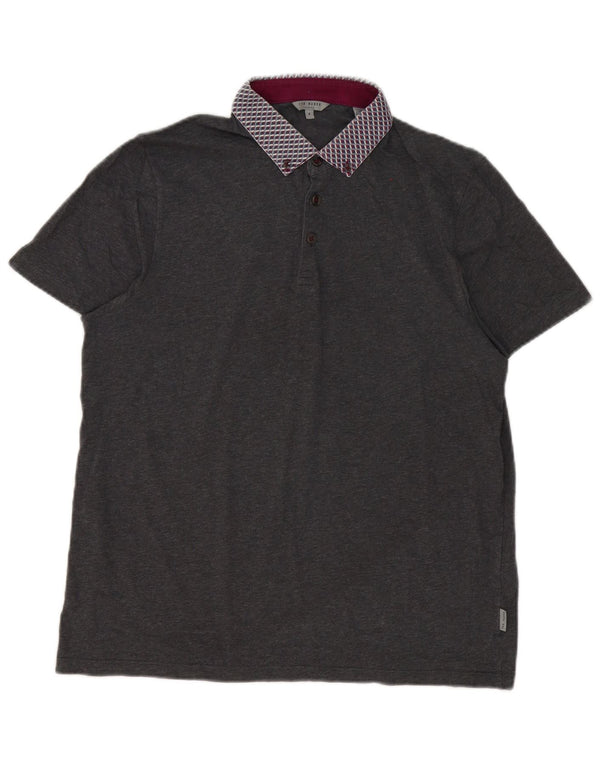 Polo da uomo Ted Baker taglia 4 grande grigia