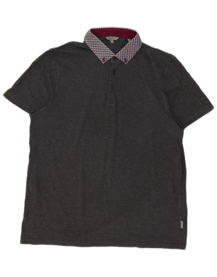Polo da uomo Ted Baker taglia 4 grande grigia