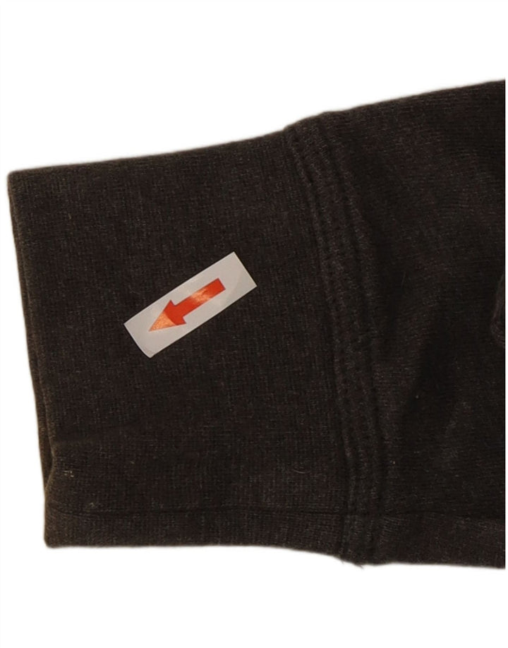 Felpa grafica da uomo Nike Felpa in cotone grigio medio