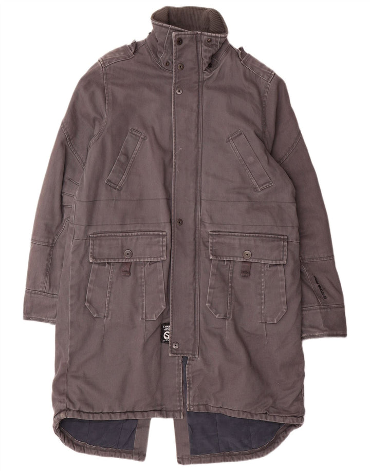 Giacca Parka con grafica G-STAR da uomo 3301 UK 38 Cotone grigio medio