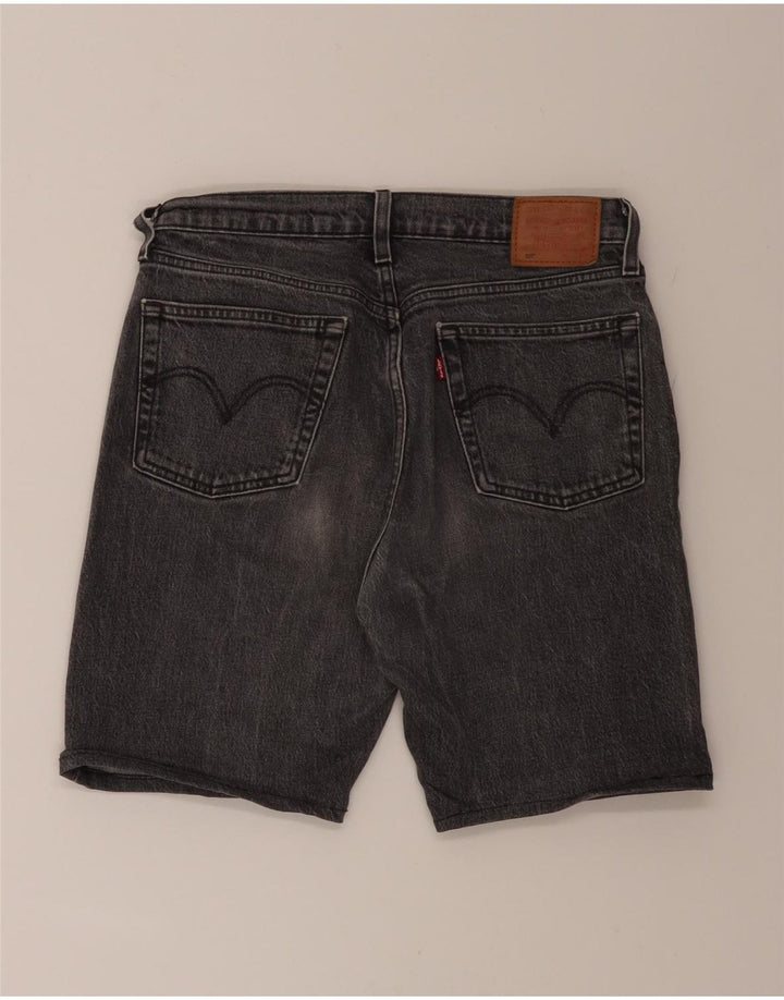 LEVI'S Womens 501 Denim Shorts W28 Medium Grey Cotton Vintage Levi's and Second-Hand Levi's from Messina Hembry 