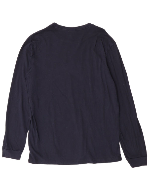 T-shirt grafica da donna Champion Top XL in cotone blu navy