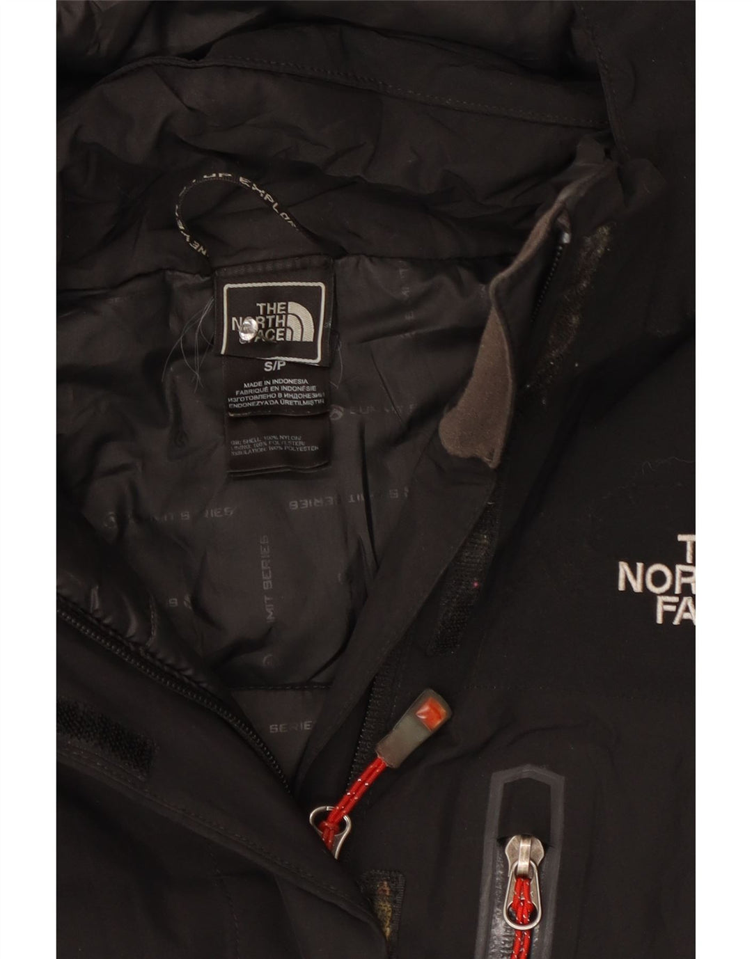 Giacca antipioggia con cappuccio da donna The North Face UK 10 Small Nylon nero