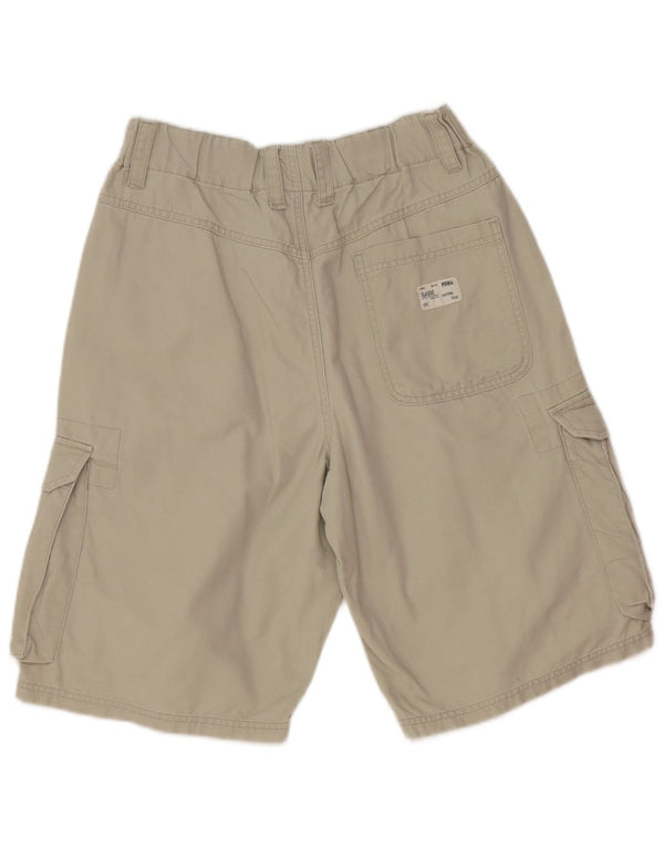 Pantaloncini cargo Puma da uomo medi W32 in cotone grigio