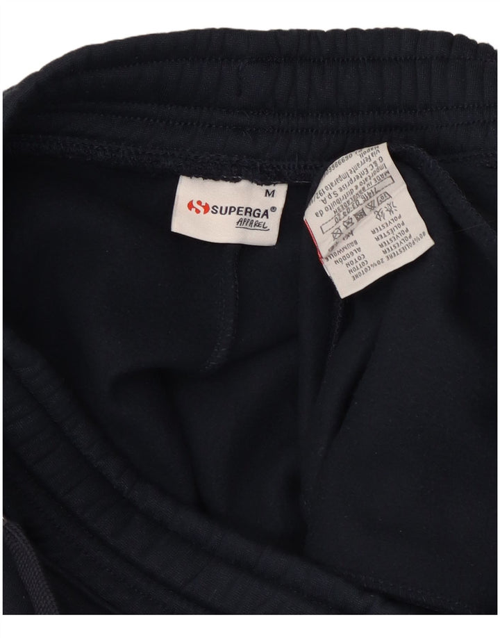 Pantaloni da tuta da uomo Superga Joggers medio poliestere blu navy