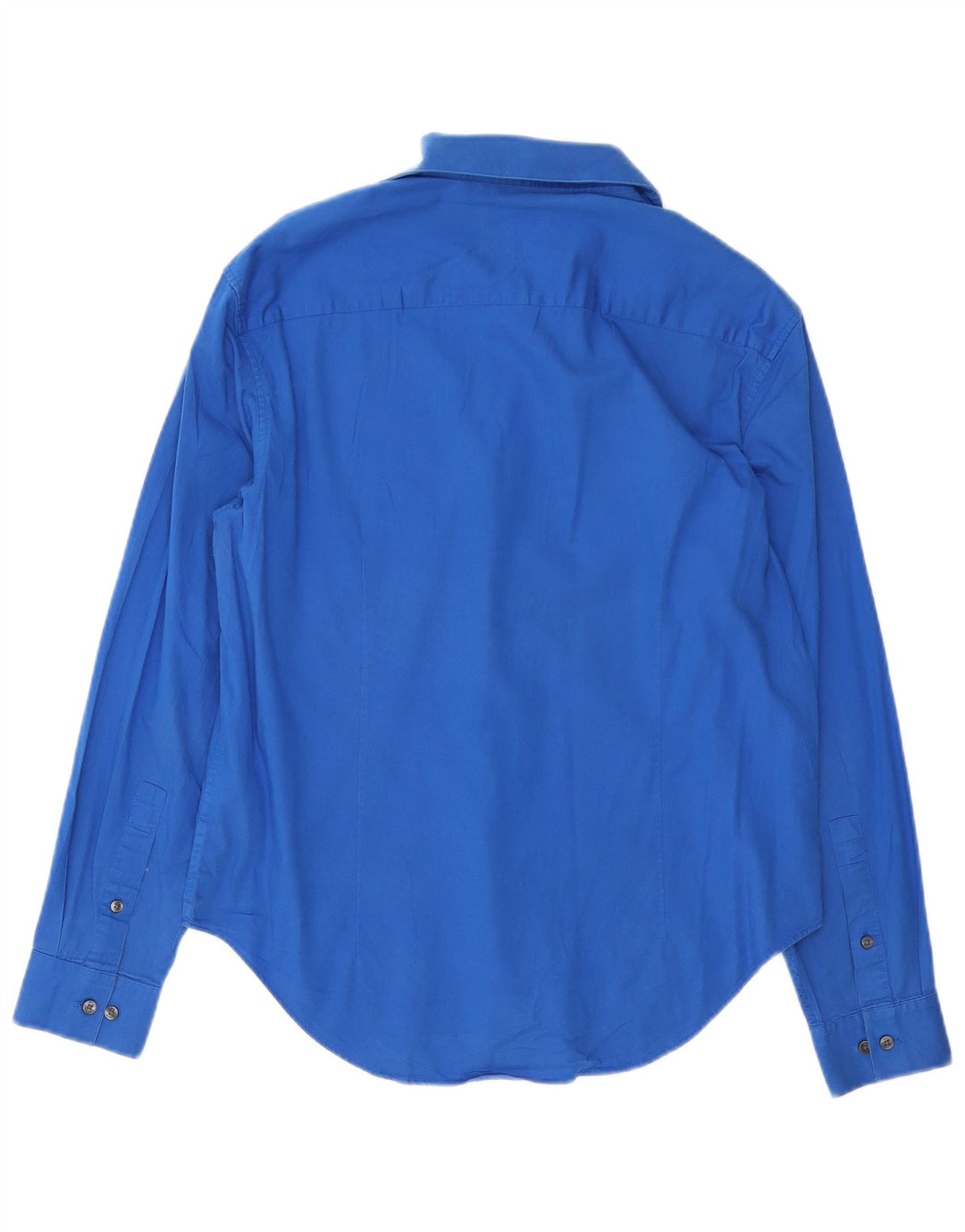 Camicia slim fit da uomo Calvin Klein taglia 15 1/2 cotone blu medio