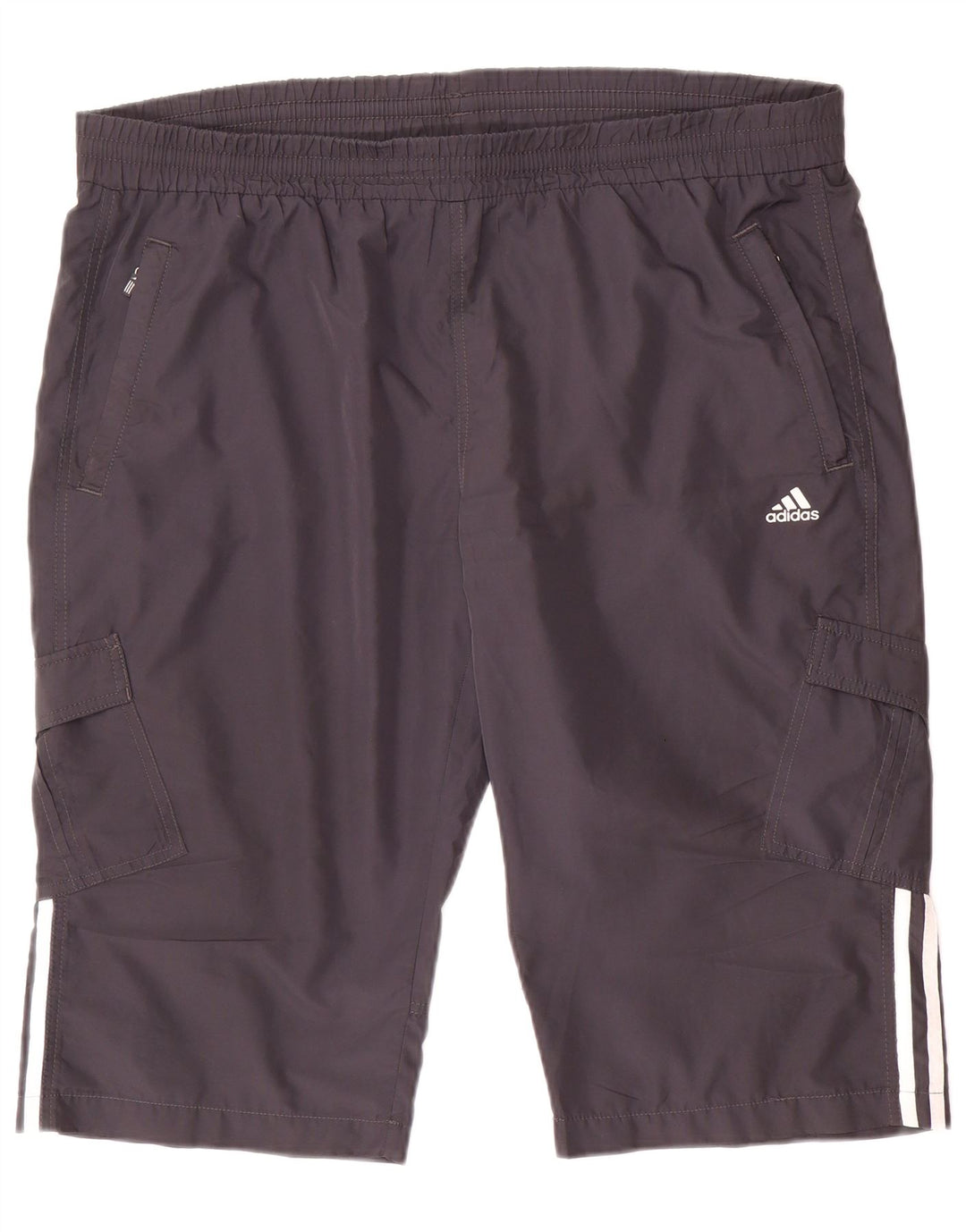 Pantaloncini sportivi Adidas da donna UK 22 2XL poliestere grigio