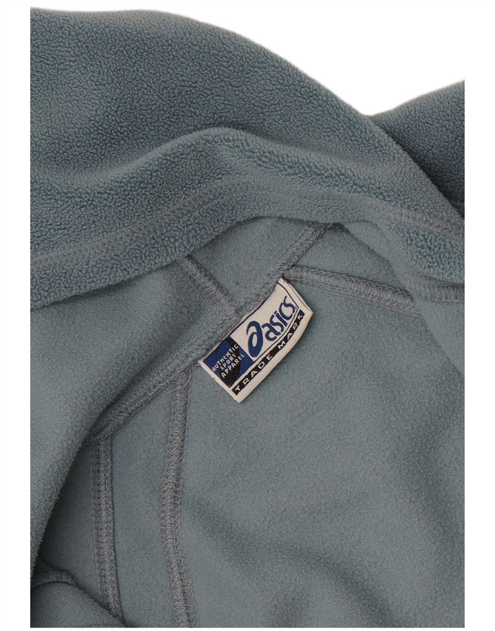 Giacca in pile con cappuccio Asics da donna UK 12 blu medio