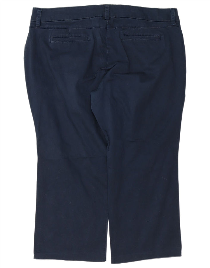 Pantaloni casual dritti Petite da donna LEE US 20 3XL W40 L27 Blu navy