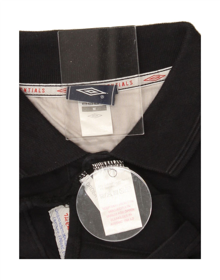 UMBRO Boys Polo Shirt 13-14 Years Medium Navy Blue Cotton Vintage Umbro and Second-Hand Umbro from Messina Hembry 