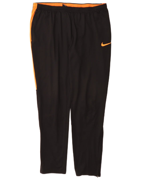 Pantaloni da tuta Nike da uomo XL neri in poliestere color block sportivi