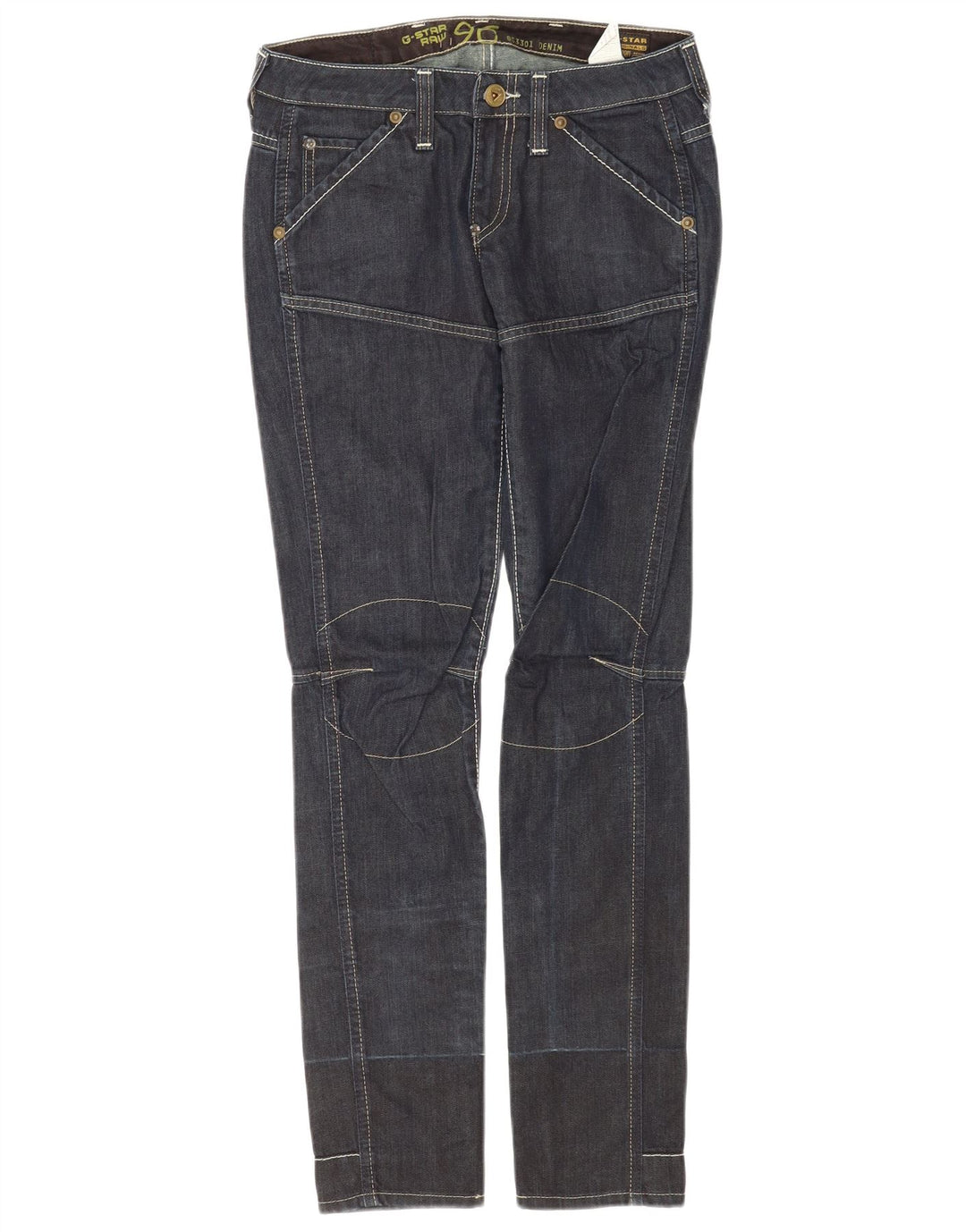 Jeans slim da donna G-Star W26 L32 cotone blu navy