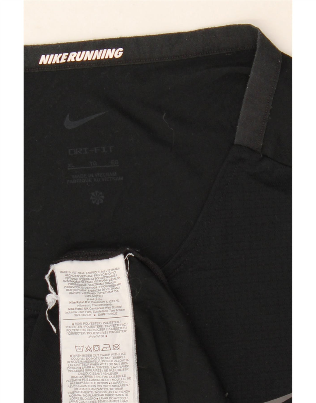 T-shirt NIKE da uomo Dri Fit Top XL poliestere nero