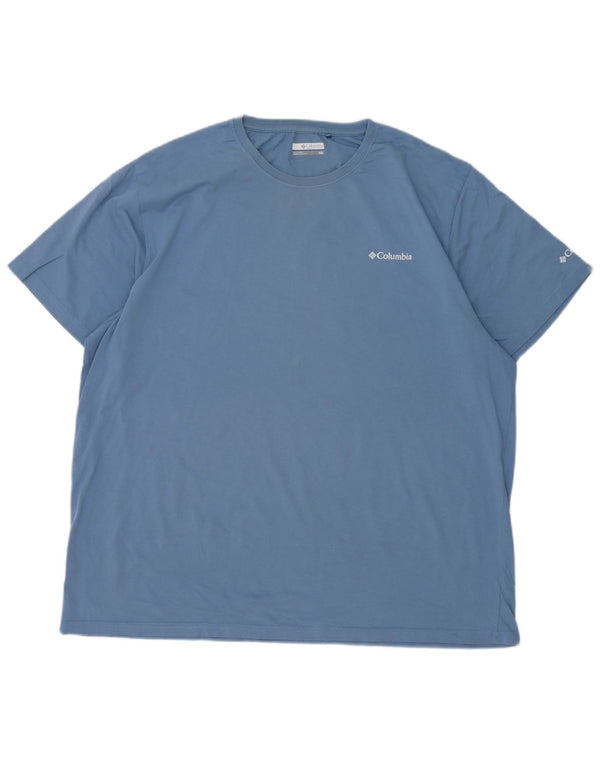 T-shirt grafica da uomo Columbia Top 2XL cotone blu
