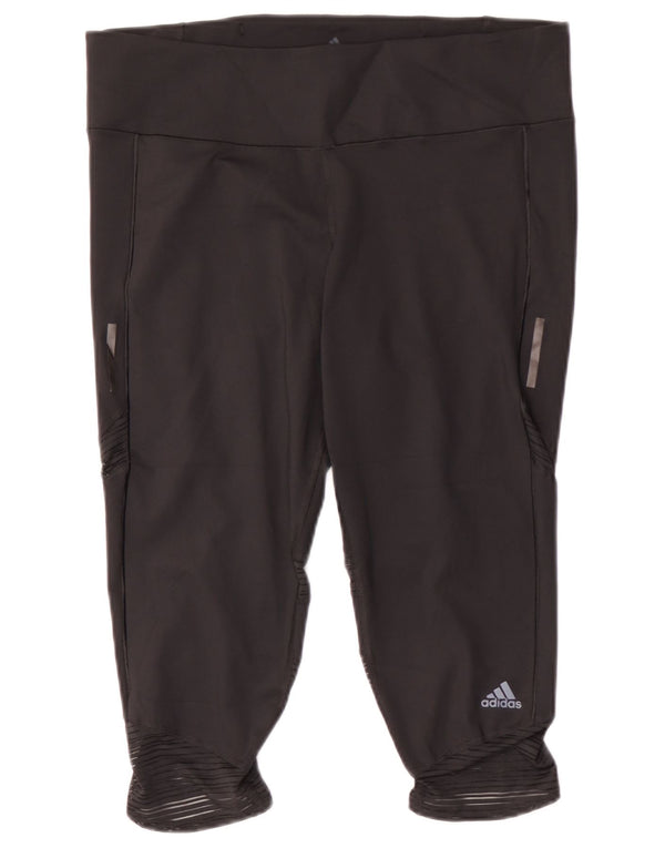 Leggings Adidas Aeroready Capri da donna UK 16/18 grande nero
