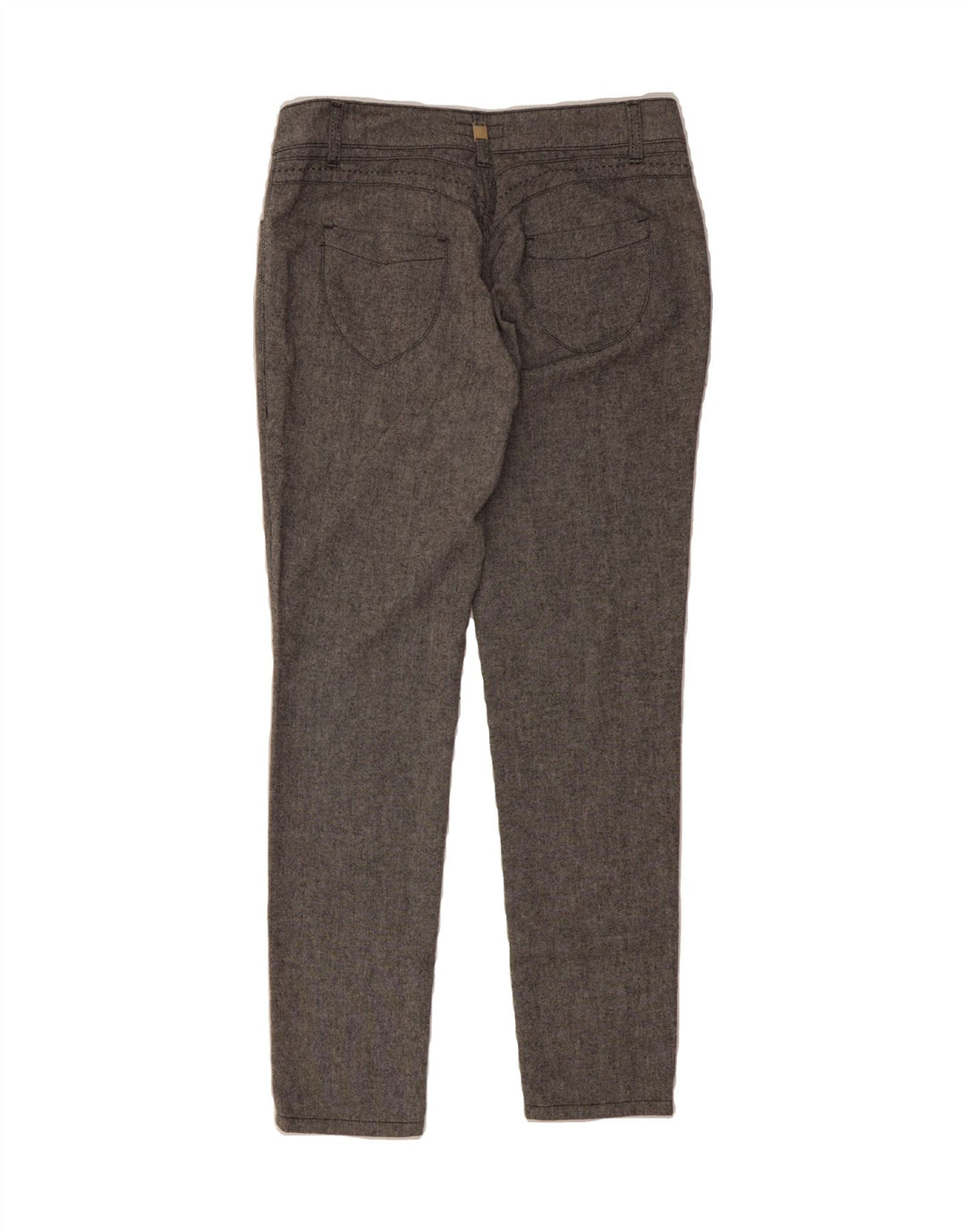 TRUSSARDI Womens Slim Casual Trousers  W30 L30 Grey Viscose Vintage Trussardi and Second-Hand Trussardi from Messina Hembry 