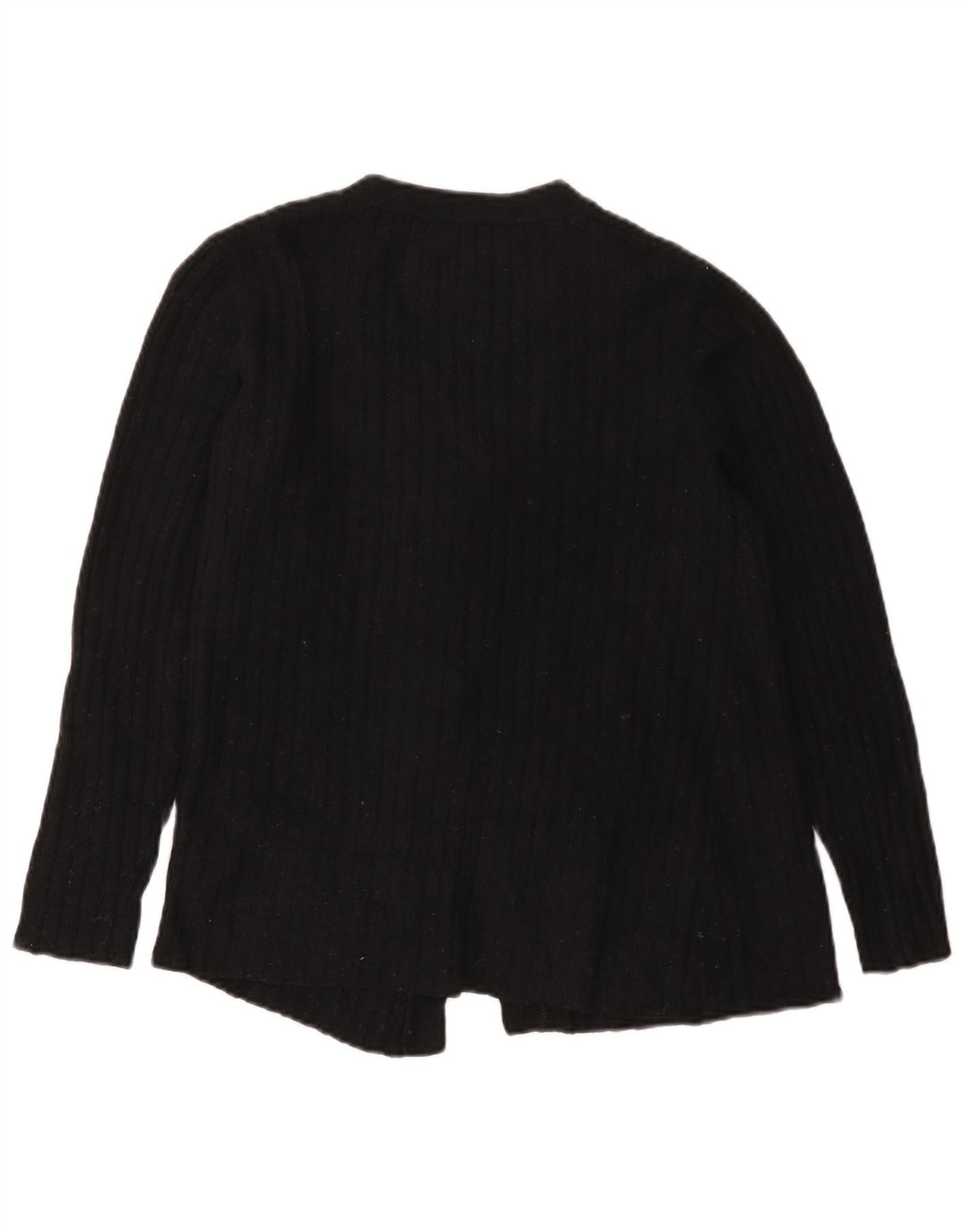 Maglione cardigan da donna Zara UK 10 piccolo nero in poliammide