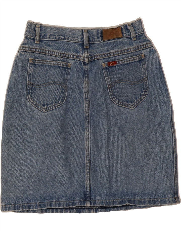 LEE Womens Denim Skirt US 11 Large W26  Blue Cotton Vintage Lee and Second-Hand Lee from Messina Hembry 