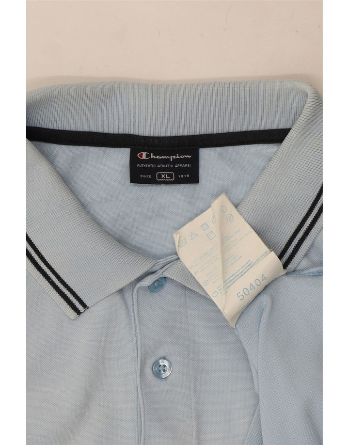Polo da uomo Champion XL in cotone blu