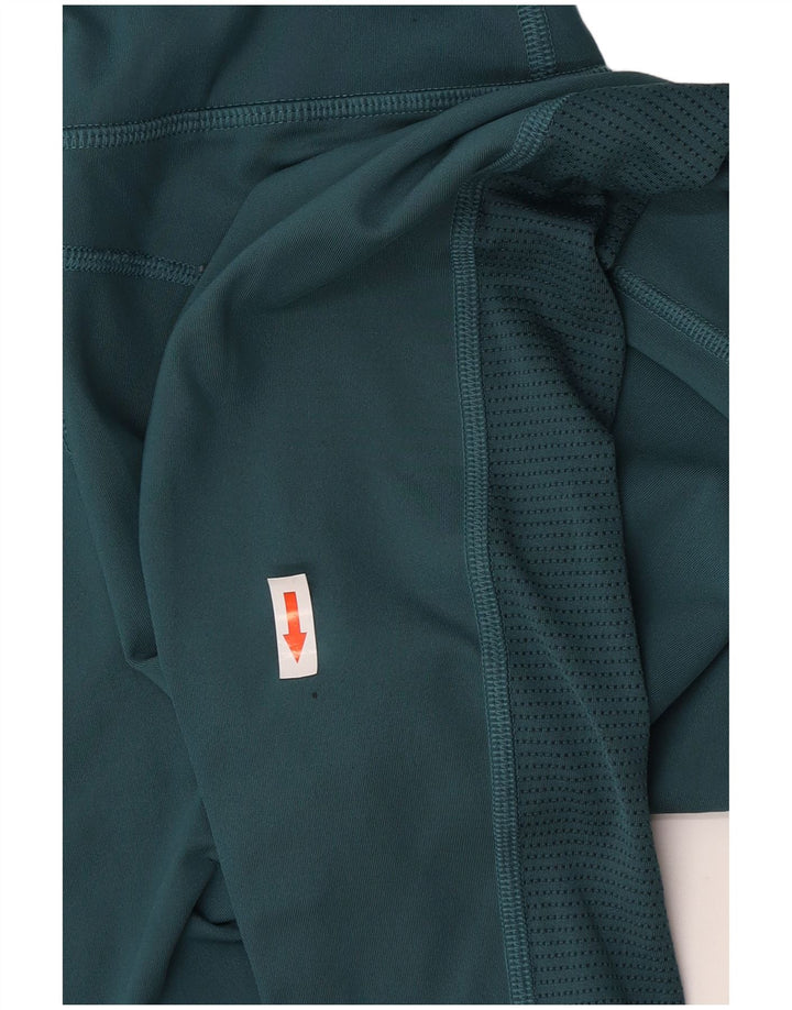 Leggings grafici Nike Dri Fit da donna UK 12 poliestere verde medio