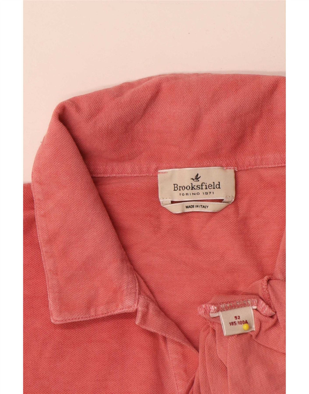 Polo da uomo Brooksfield IT 52 Large rossa