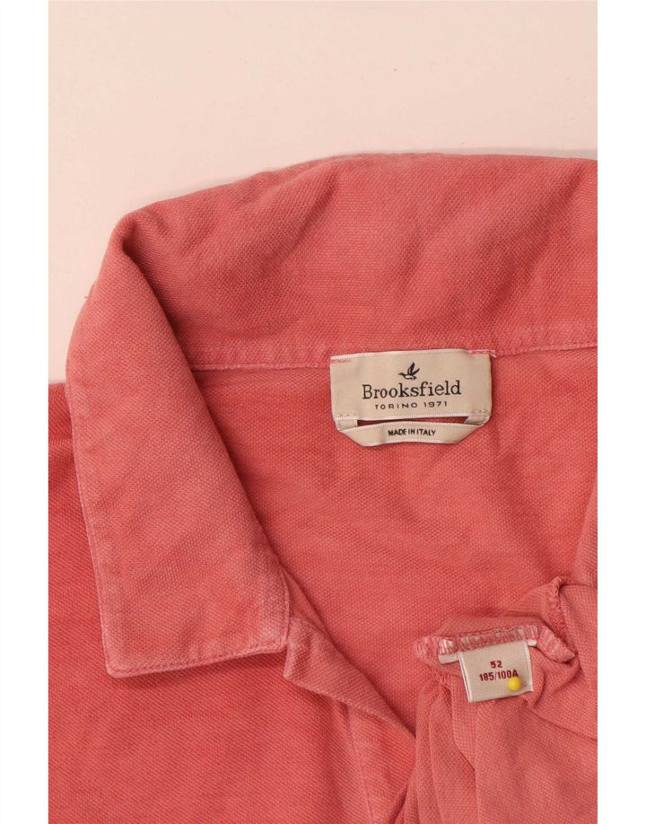Polo da uomo Brooksfield IT 52 Large rossa