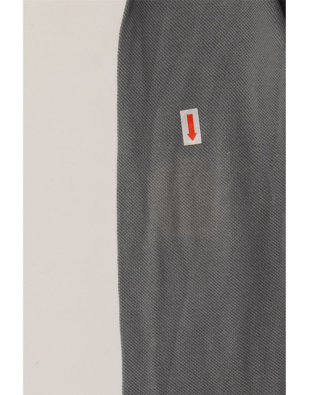 FRED PERRY Top da Uomo Manica Lunga Cotone Grigio Medio