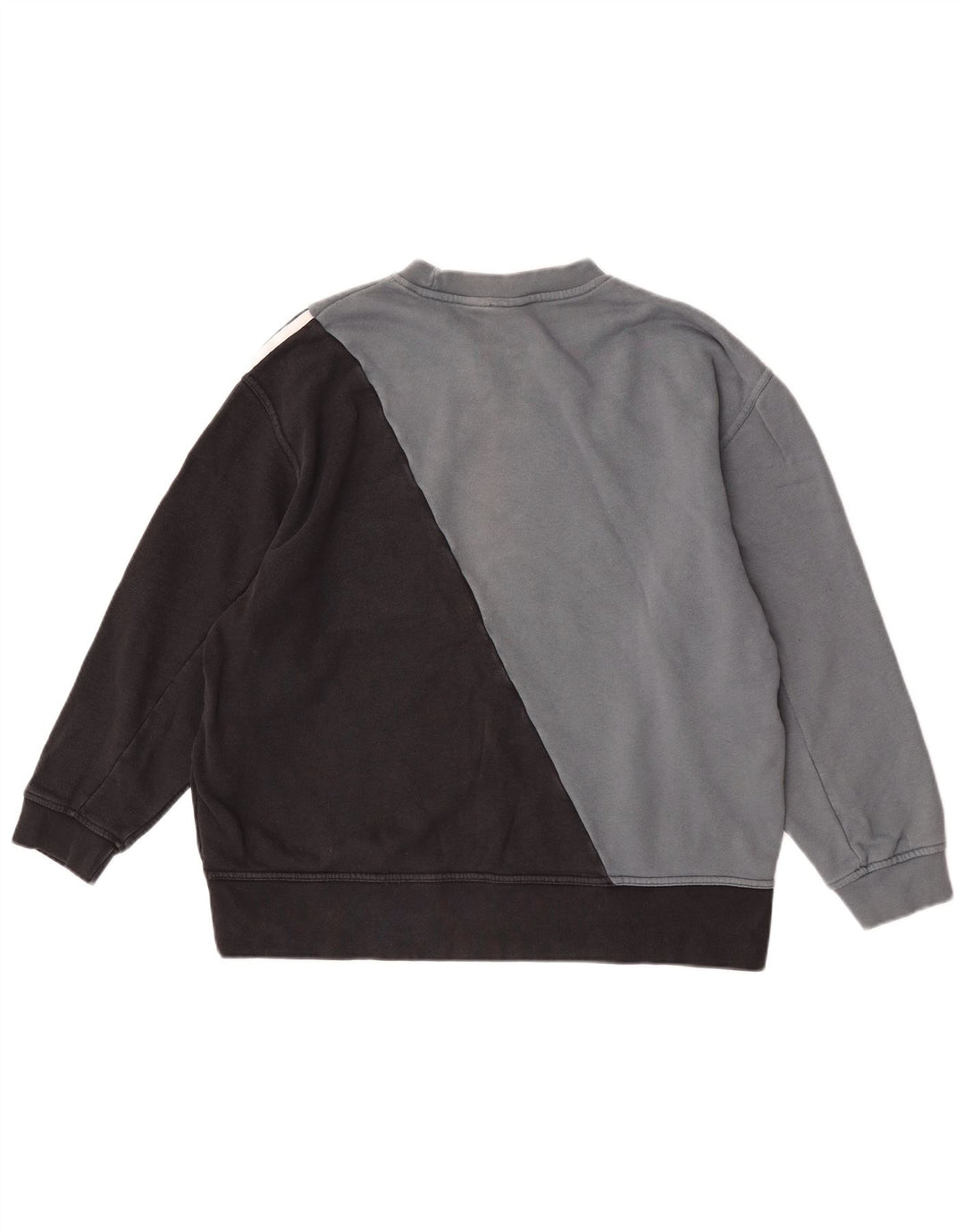 Felpa grafica da donna Adidas Jumper UK 12 Colorblock grigio medio