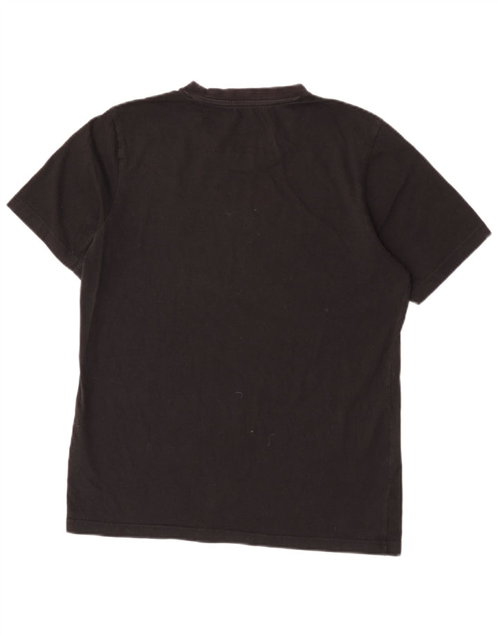 T-shirt Adidas da uomo Top Small in cotone nero
