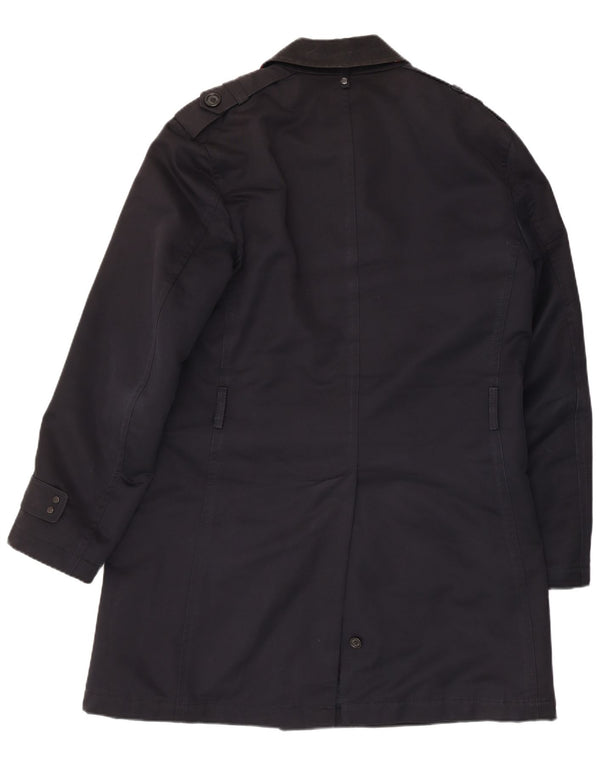 Trench Uomo Boggi IT 50 Large Blu Navy Cotone