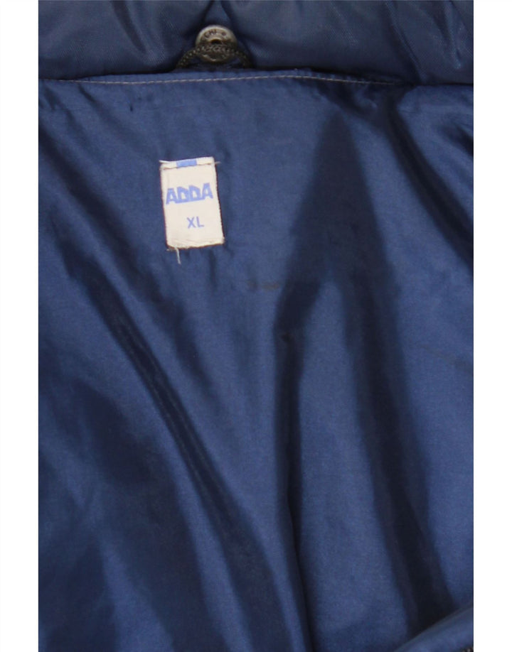Giacca imbottita da uomo vintage UK 42 XL blu navy