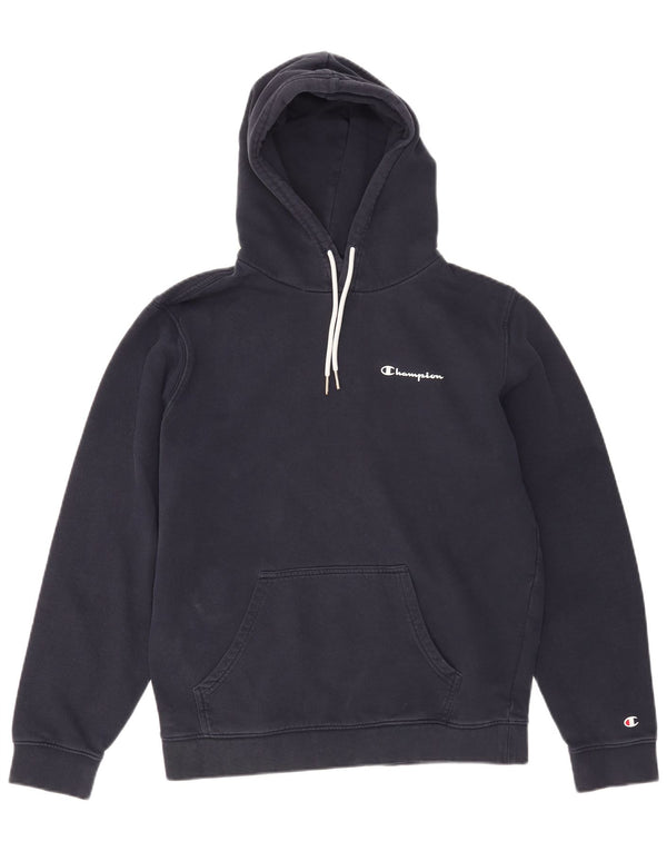 Felpa con cappuccio da uomo Champion, cotone medio blu navy