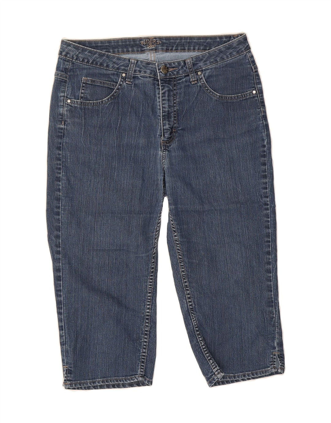 LEE Womens Riders Bermuda Denim Shorts W34 Large Blue Vintage Lee and Second-Hand Lee from Messina Hembry 