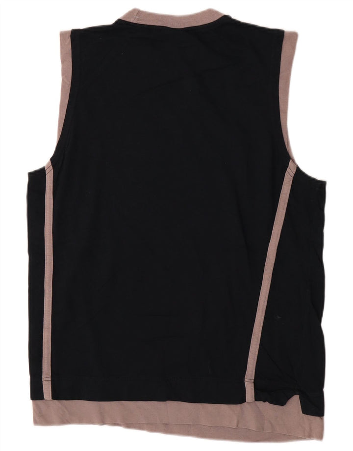Canotta grafica da uomo Champion, cotone color block medio nero
