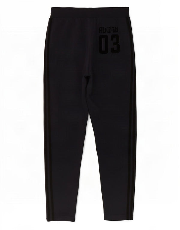 Pantaloni da tuta da uomo Adidas Small in cotone blu navy