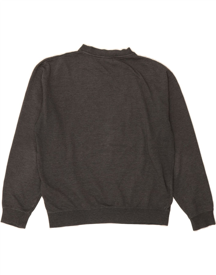 FILA Mens Graphic Sweatshirt Jumper Medium Grey Vintage Fila and Second-Hand Fila from Messina Hembry 