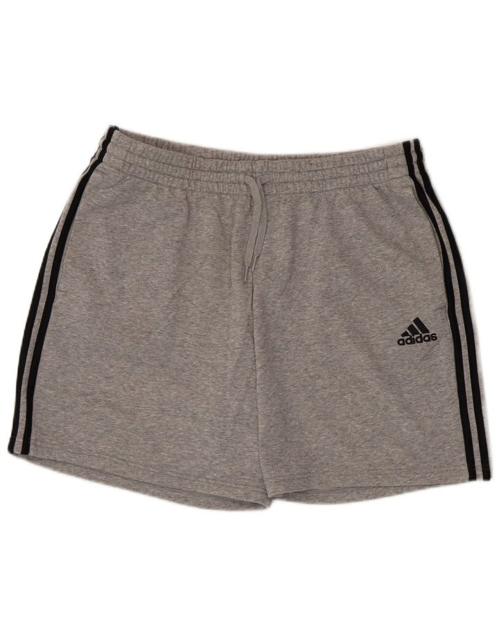 Pantaloncini sportivi da uomo ADIDAS XL in cotone grigio