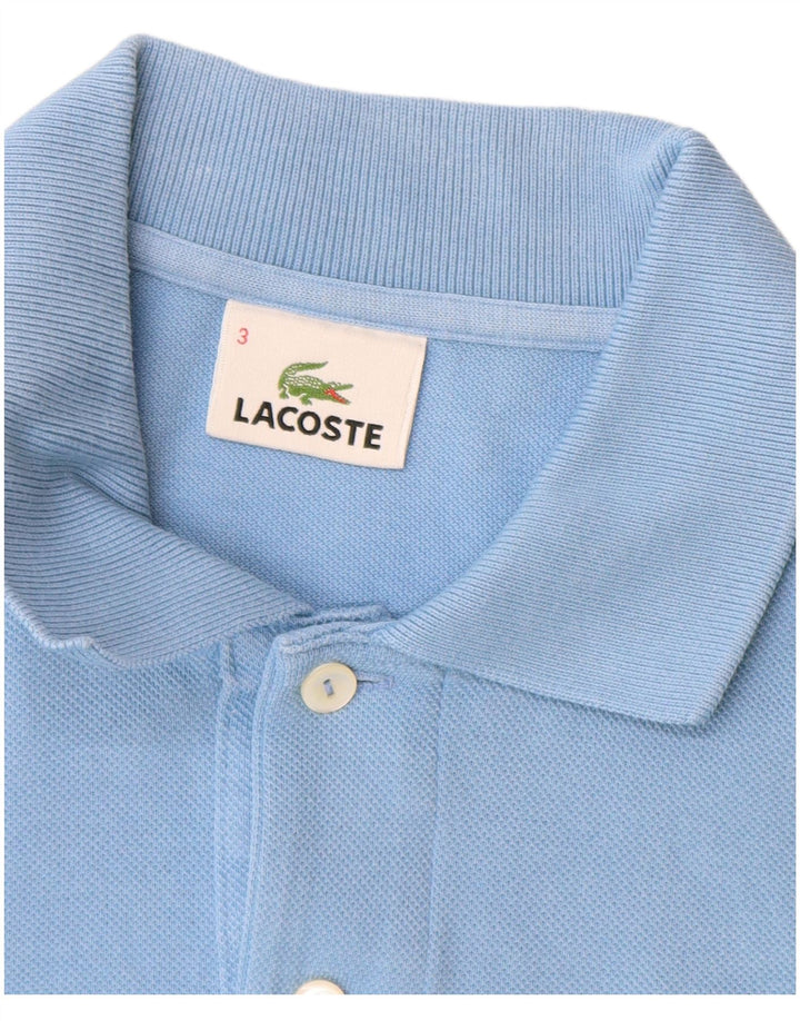 Polo da uomo Lacoste taglia 3 piccola in cotone blu