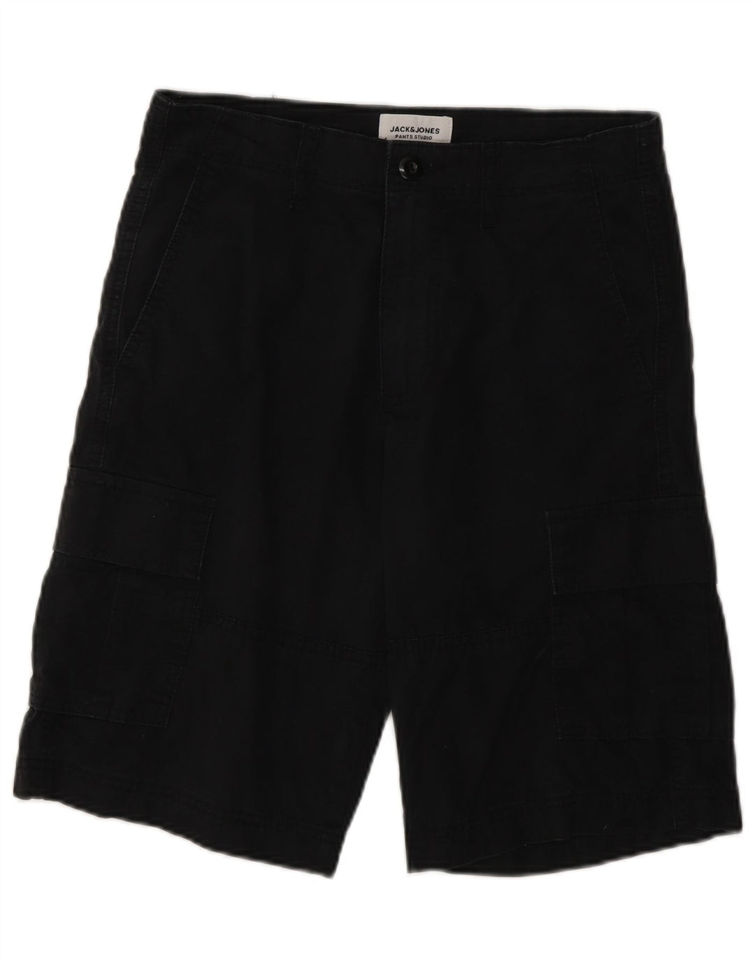 Pantaloncini cargo da uomo Jack & Jones XS W26 cotone nero