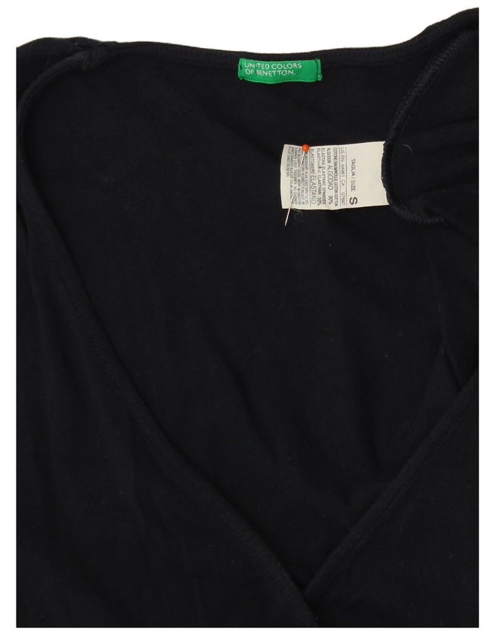 UNITED COLORS OF BENETTON Camicetta da donna Top UK 8 Small Blu navy Classico